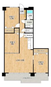 メヌエット前原駅前　504号室
