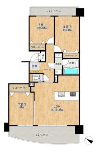 パロス・リバーコート博多壱番館　1210号室